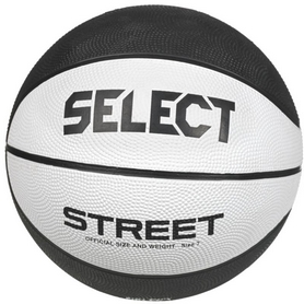 Мяч баскетбольный Select Street Basket v23 (126) бело-черный, №6 (205570)