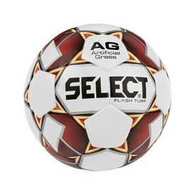 Мяч футбольный Select Flash Turf (IMS) (012) бело-красный, №4 (057502)