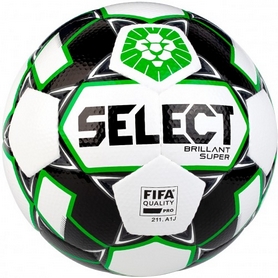 М'яч футбольний Select Brillant Super PFL (228) біло-сірий, №5 (361590)