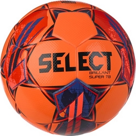 М'яч футбольний Select Brillant Super TB v23 (FIFA Quality Pro Approved) (035) помаранчево-червоний, №5 (011496)