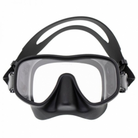 Маска для дайвінгу Marlin Frameless Matte Black (117472) - Фото №2