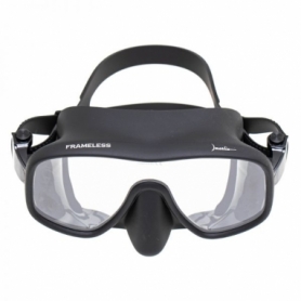 Маска для дайвінгу Marlin Frameless Matte Black (117472) - Фото №3