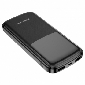 Зовнішній акумулятор BOROFONE BJ17 Oceanic digital power bank 10000mAh Black - Фото №4