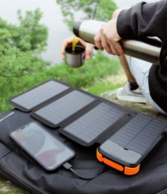 Зовнішній акумулятор Mibrand EXTREM 20000mAh solar folding 2 lights - Фото №8