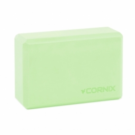 Блок для йоги Cornix EVA Green (XR-0103)