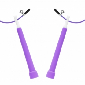Скакалка скоростная для кроссфита Cornix Speed Rope Basic Purple, 2,8 м (XR-0163) - Фото №2