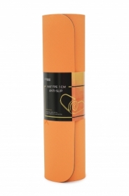 Коврик для фитнеса Cornix TPE 183 x 61 x 1 cм Orange/Black (XR-0091) - Фото №2