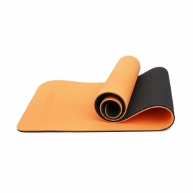 Коврик для фитнеса Cornix TPE 183 x 61 x 1 cм Orange/Black (XR-0091) - Фото №3