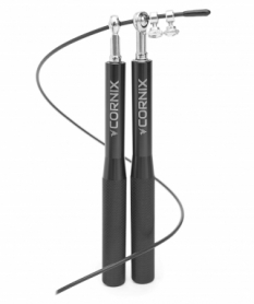 Скакалка скоростная для кроссфита Cornix Speed Rope Black, 3 м (XR-0152)