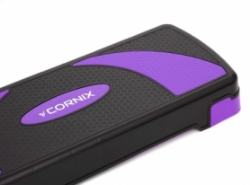 Степ-платформа 3-ступенчатая Cornix Black/Purple (XR-0183) - Фото №2