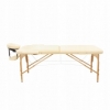 Стол массажный складной 4FIZJO Massage Table Wood W60 Beige (TABLEW60BEIGE) - Фото №3