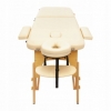 Стол массажный складной 4FIZJO Massage Table Wood W60 Beige (TABLEW60BEIGE) - Фото №4