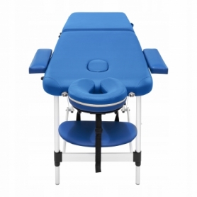 Стол массажный складной 4FIZJO Massage Table Alu W60 Blue (TABLEW60BLUE) - Фото №10