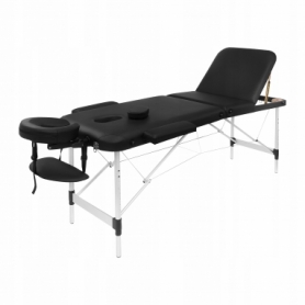 Стол массажный складной 4FIZJO Massage Table+ Alu W60 Black (TABLE+W60BLACK)