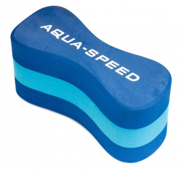 Колобашка для плавання Aqua Speed JUNIOR 3 LAYESR PULLBUOY 6778 синя, 20x8x10 cм