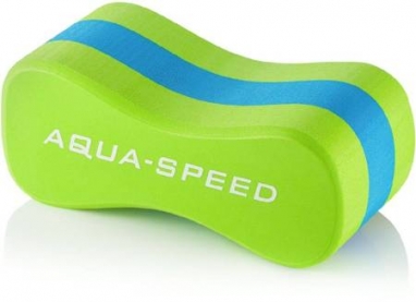 Колобашка для плавання Aqua Speed JUNIOR 3 LAYESR PULLBUOY 7308 зелена, 20x8х10 см