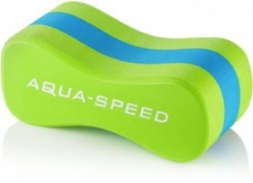 Колобашка для плавання Aqua Speed JUNIOR 3 LAYESR PULLBUOY 7308 зелена, 20x8х10 см