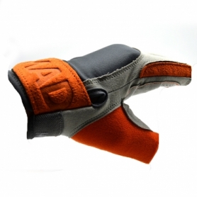 Рукавички для фітнесу MadMax MFG-850 Crazy Grey/Orange (MFG-850) - Фото №5