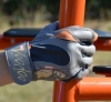 Рукавички для фітнесу MadMax MFG-921 Voodoo Light grey/orange (MFG-921-ORG) - Фото №8