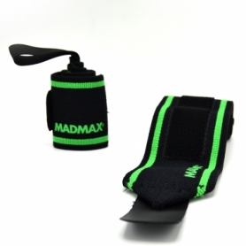 Кистьові бинти MadMax MFA-298 Wrist Wraps 18" Black/Green (пара) (MFA-298-U) - Фото №3