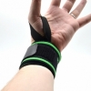 Кистьові бинти MadMax MFA-298 Wrist Wraps 18" Black/Green (пара) (MFA-298-U) - Фото №9