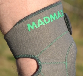 Наколінник MadMax MFA-295 Zahoprene Universal Knee Support Dark Grey/Green (1шт.) (MFA-295-U) - Фото №3
