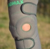 Наколінник MadMax MFA-295 Zahoprene Universal Knee Support Dark Grey/Green (1шт.) (MFA-295-U) - Фото №7