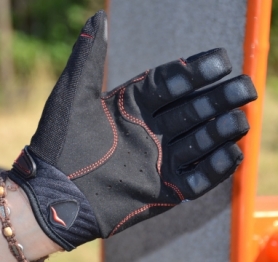 Рукавички для фітнесу MadMax MXG-102 X Gloves Black/Grey/White (MXG-102-GRY) - Фото №4