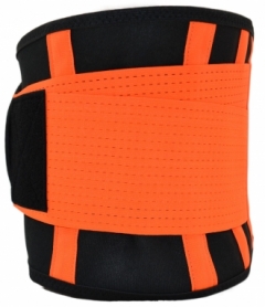 Пояс компресійний MadMax MFA-277 Slimming belt Black/neon orange (MFA-277-ORG) - Фото №4