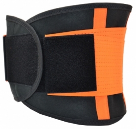 Пояс компресійний MadMax MFA-277 Slimming belt Black/neon orange (MFA-277-ORG) - Фото №7