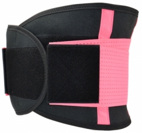 Пояс компресійний MadMax MFA-277 Slimming belt Black/neon pink (MFA-277-PNK) - Фото №5