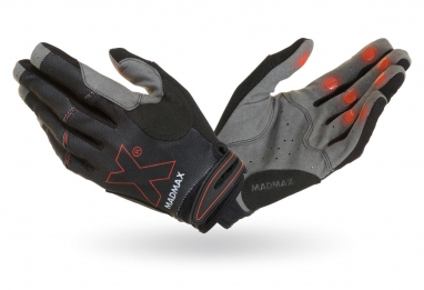 Рукавички для фітнесу MadMax MXG-103 X Gloves Black/Grey (MXG-103-BLK)