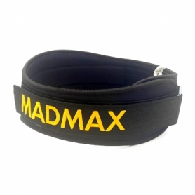 Пояс для важкої атлетики неопреновий MadMax MFB-313 Body Conform Black (MFB-313) - Фото №10