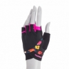 Рукавички для фітнесу MadMax MFG-770 Flower Power Gloves Black/Pink (MFG-770)