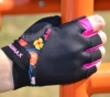 Рукавички для фітнесу MadMax MFG-770 Flower Power Gloves Black/Pink (MFG-770) - Фото №8