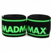 Бинти на коліна MadMax MFA-299 Non slide & slip knee wraps 2.0m Black/Green (MFA-299-U) - Фото №2
