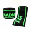 Бинти на коліна MadMax MFA-299 Non slide & slip knee wraps 2.0m Black/Green (MFA-299-U) - Фото №4