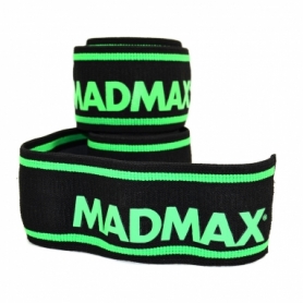 Бинти на коліна MadMax MFA-299 Non slide & slip knee wraps 2.0m Black/Green (MFA-299-U) - Фото №7