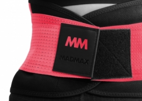 Пояс компресійний MadMax MFA-277 Slimming belt Black/rubine red (MFA-277-RED) - Фото №3
