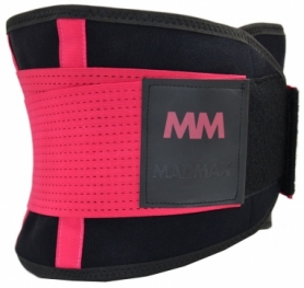 Пояс компресійний MadMax MFA-277 Slimming belt Black/rubine red (MFA-277-RED) - Фото №7