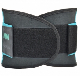 Пояс компресійний MadMax MFA-277 Slimming belt Black/turquoise (MFA-277-TRQ) - Фото №3