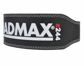 Пояс для важкої атлетики шкіряний MadMax MFB-244 Sandwich Black (MFB-244) - Фото №3