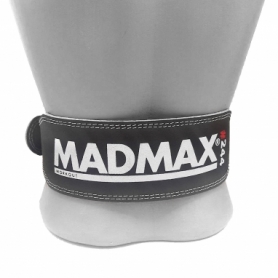 Пояс для важкої атлетики шкіряний MadMax MFB-244 Sandwich Black (MFB-244) - Фото №10