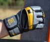 Рукавички для фітнесу MadMax MFG-880 Signature Black/Grey/Yellow (MFG-880) - Фото №2