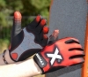 Рукавички для фітнесу MadMax MXG-101 X Gloves Black/Grey/Red (MXG-101-RED) - Фото №5