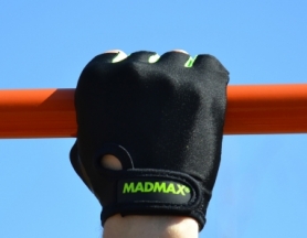 Рукавички для фітнесу MadMax MFG-251 Rainbow Green (MFG-251- Green) - Фото №9