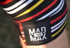 Бинти на коліна MadMax MFA-292 Knee Wraps Black (MFA-292-U) - Фото №7
