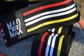 Бинти на коліна MadMax MFA-292 Knee Wraps Black (MFA-292-U) - Фото №8