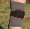Наколінник MadMax MFA-297 Knee Support with Patella Stabilizer Dark Grey/Orange (MFA-297) - Фото №8