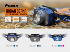 Ліхтар налобний Fenix HL40R Cree XP-LHIV2 LED синій - Фото №9